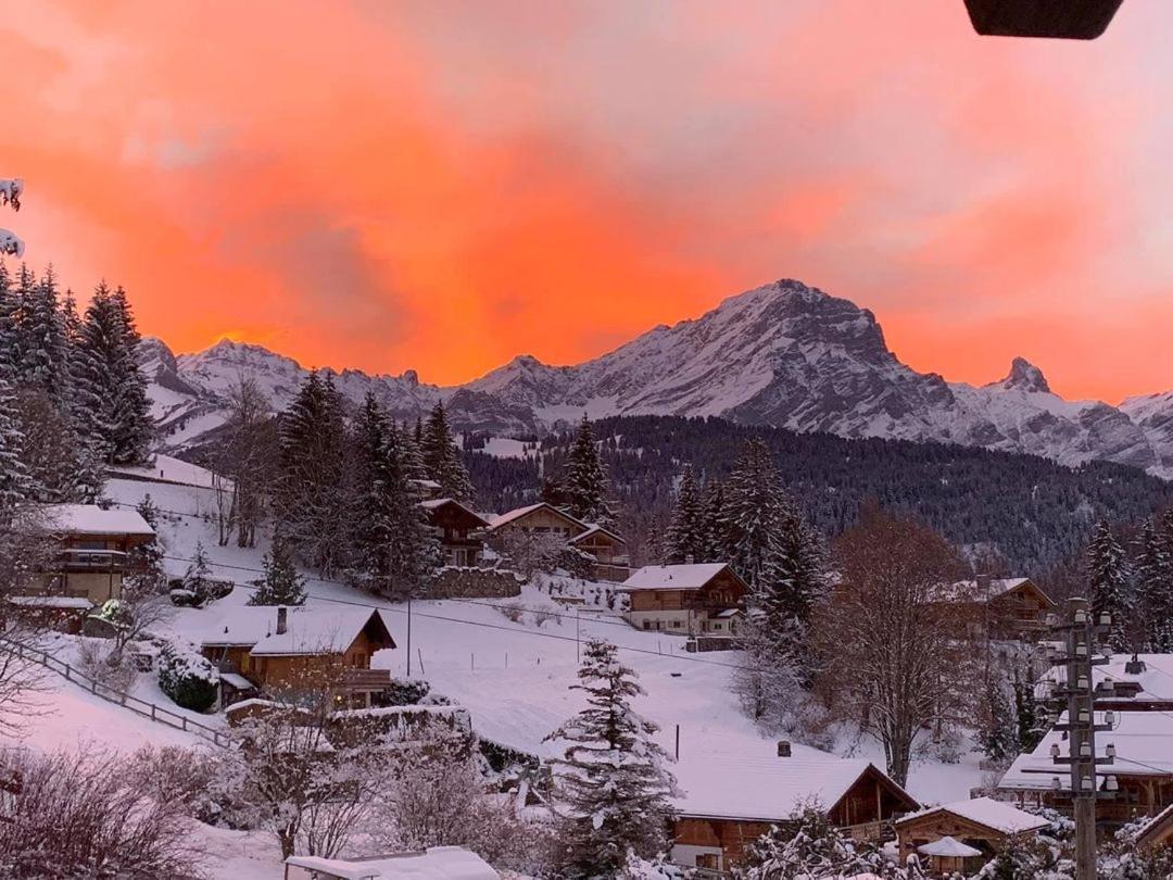 Chalet Le Slalom Arveyes Buitenkant foto