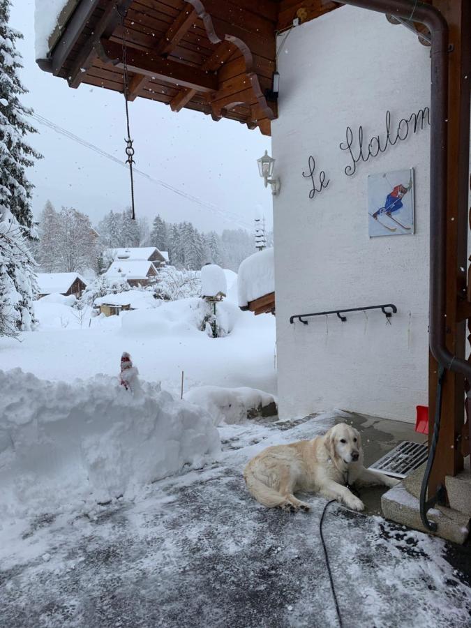 Chalet Le Slalom Arveyes Buitenkant foto