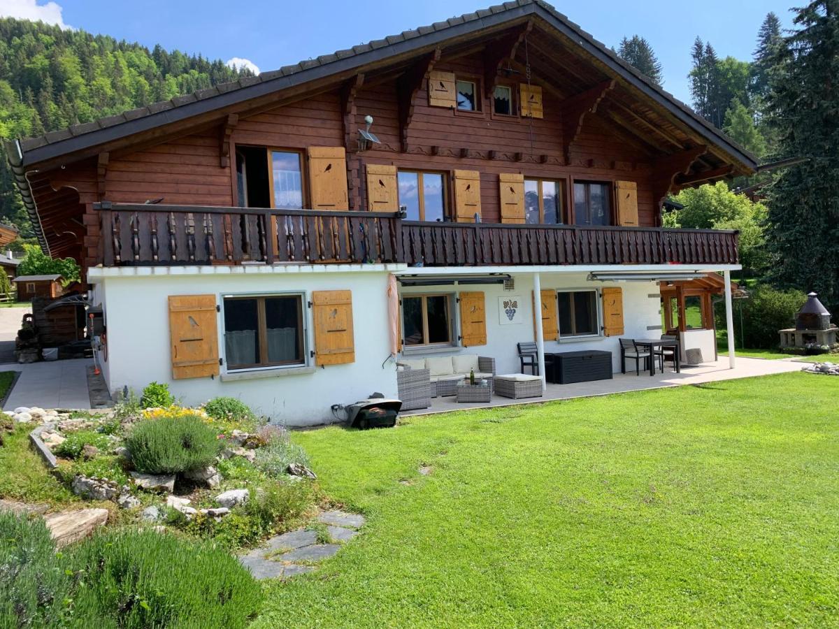 Chalet Le Slalom Arveyes Buitenkant foto