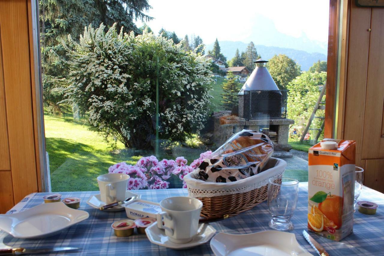Chalet Le Slalom Arveyes Buitenkant foto