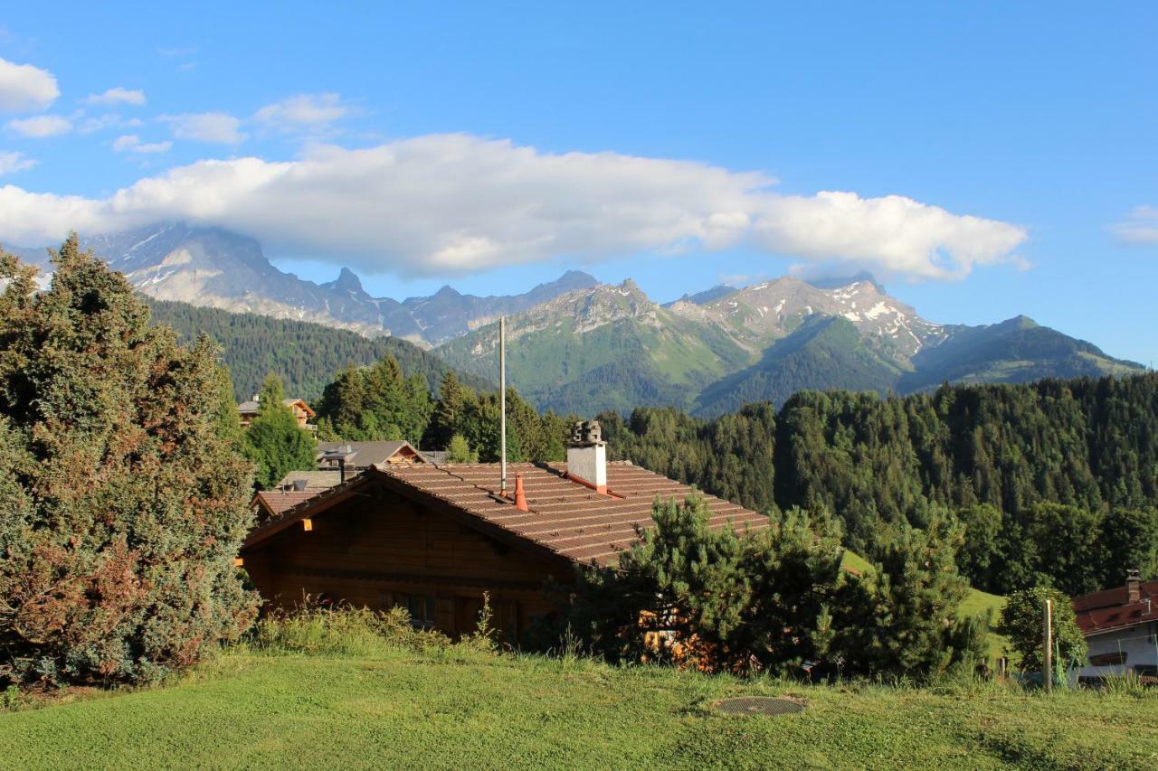 Chalet Le Slalom Arveyes Buitenkant foto