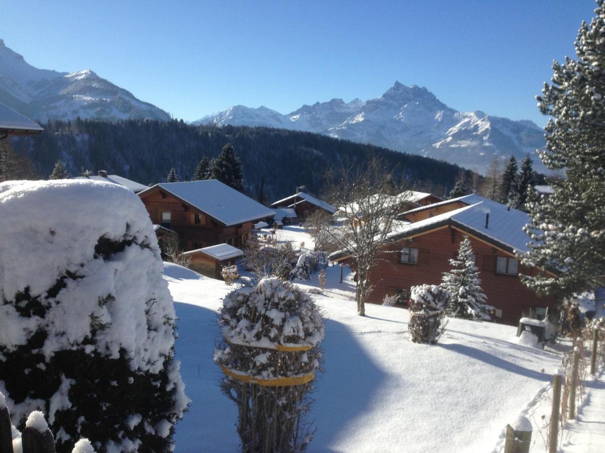 Chalet Le Slalom Arveyes Buitenkant foto