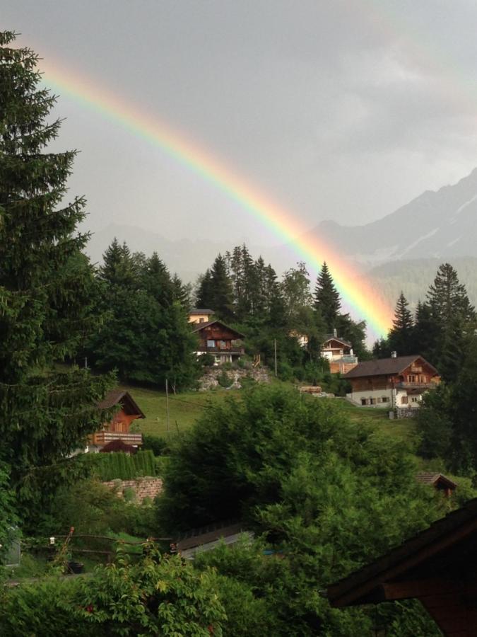 Chalet Le Slalom Arveyes Buitenkant foto